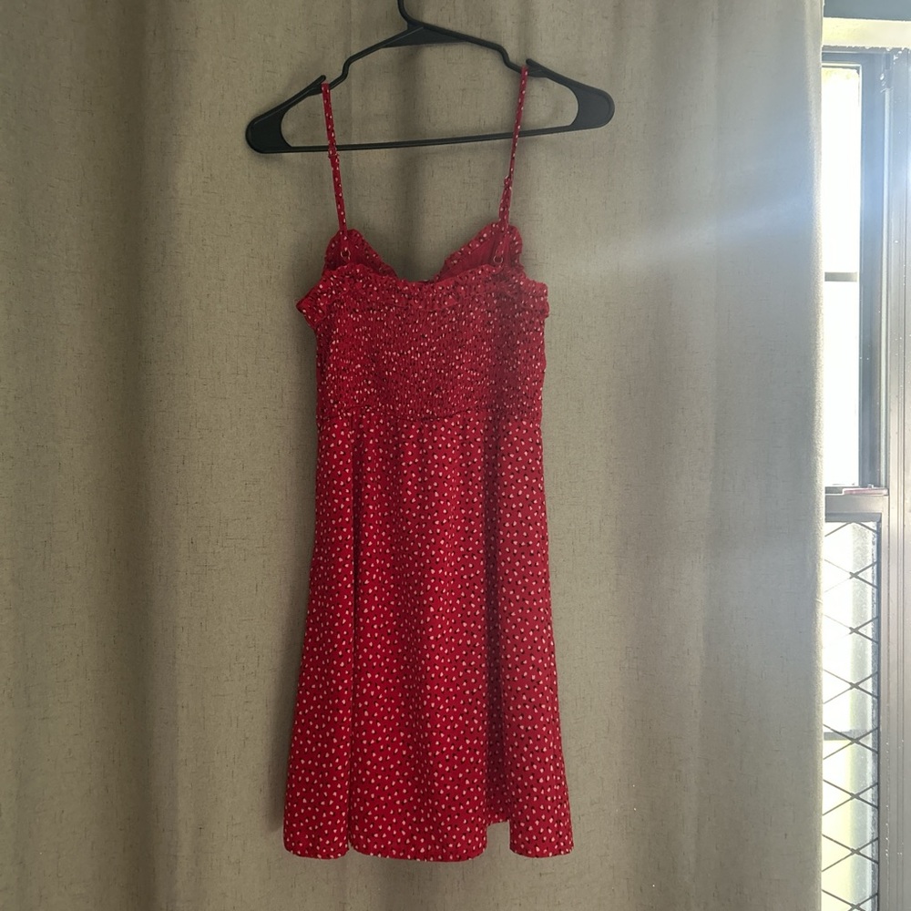 Princess Polly Red Polka Dot Mini Dress